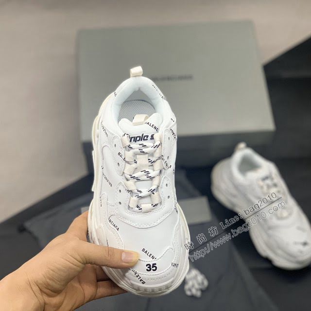 Balenciaga經典款男鞋 巴黎世家頂級版本復古跑鞋 Balenciaga情侶款老爹鞋  hdbl1001